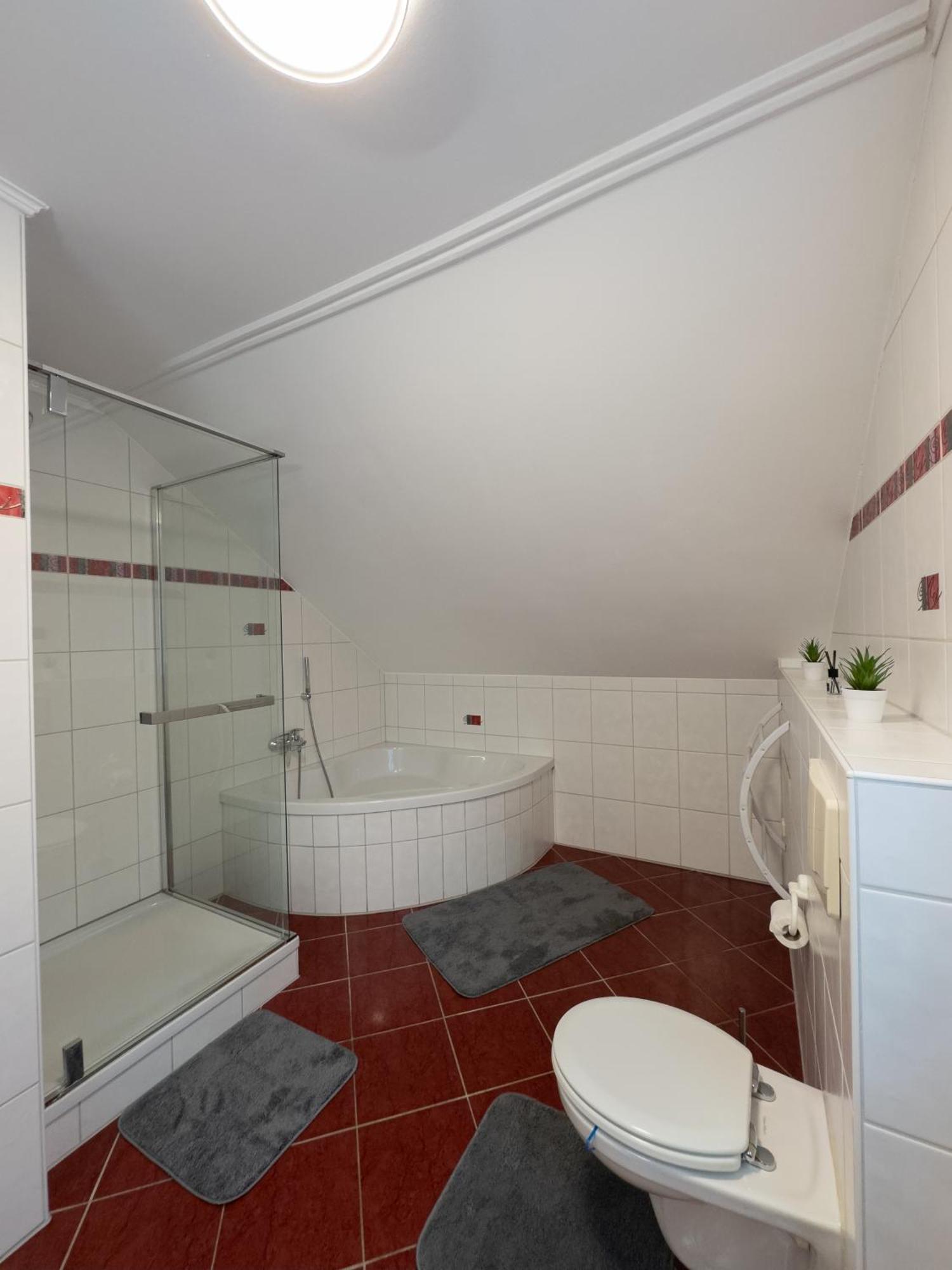 Ganzes Ferienhaus In Leipzig Mit Garage Und Fussbodenheizung المظهر الخارجي الصورة
